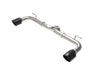 AFE 49-37014-B 2-1/2in 304 SS Axle-Back Exhaust w/ Black Tip 14-18 fits Mazda