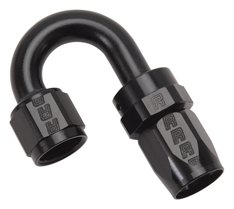Russell 613525 Performance -10 AN Black 180 Degree Full Flow Swivel Hose End