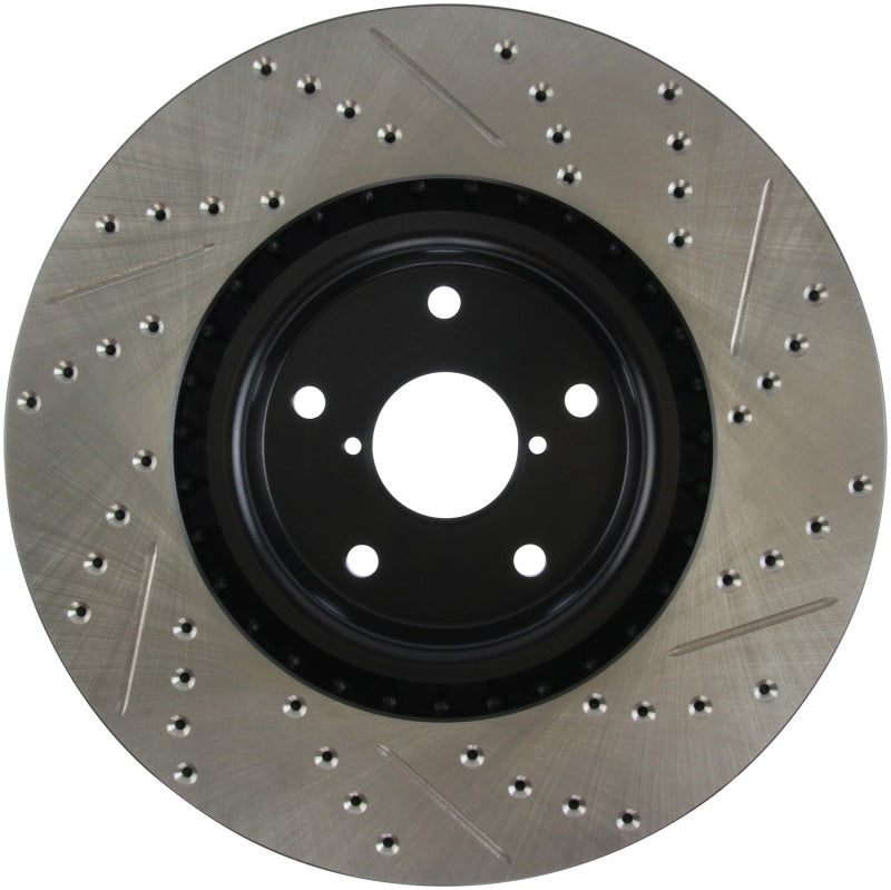 Stoptech 127.47022R 05-10 fits Subaru Impreza WRX/STi Slotted & Drilled Right Front Rotor
