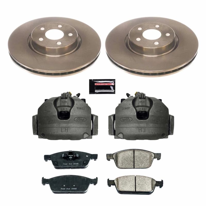 Power Stop KCOE8175 18 fits Ford Transit Connect Front Autospecialty Kit w/Cals