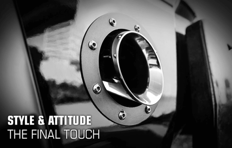 MagnaFlow 35226 Double Wall 3in Dual Round Polished Tip 2.25in Inlet