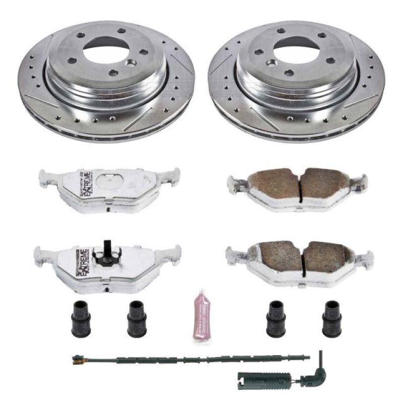 PowerStop K2970-26 01-05 fits BMW 325xi Rear Z26 Street Warrior Brake Kit