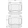 Stoptech 308.1366 Street Touring 08-09 Lexus IS F Rear Brake Pads