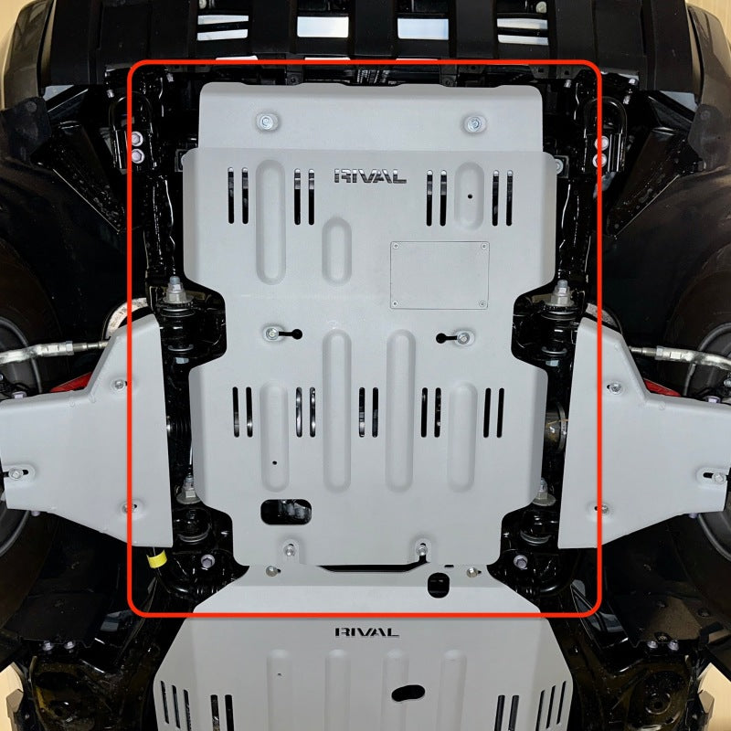 Rival 4x4 2333.9571.2.6 Rival 2024-Present Toyota Tacoma 4th Gen Aluminum Engine Skid Plate