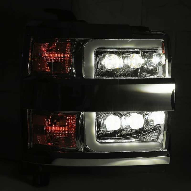AlphaRex 880228 fits Chevy 15-18 2500HD NOVA LED Proj Headlights Plank Style Ch