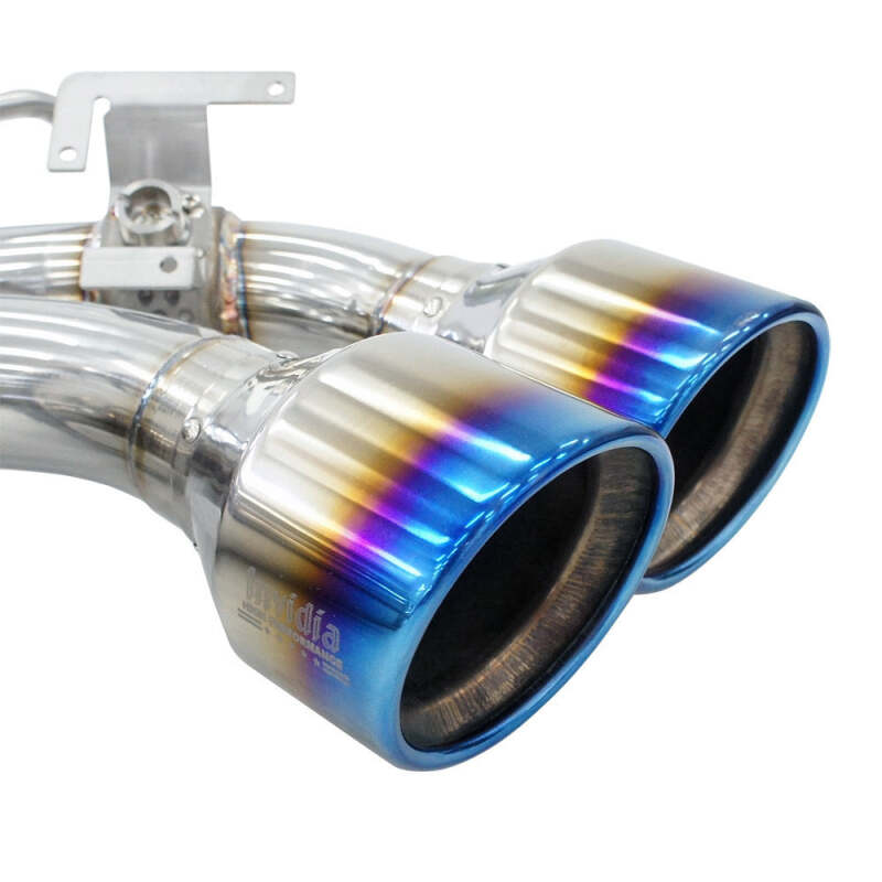 Invidia HS22GFR8GV4RT 2022+ fits Volkswagen Golf R MK8 76mm R400 Valved Cat Back