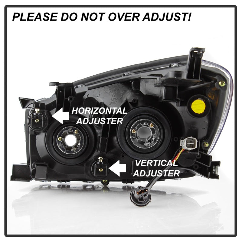 xTune 9042867 06-08 fits Toyota RAV4 OEM Style Headlights - Chrome (HD-JH-TRAV0