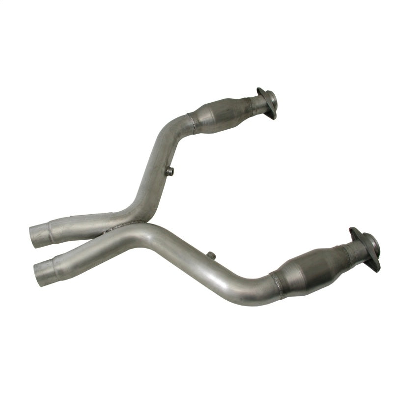BBK 1658 Mustang 5.0 Short Mid X Pipe With Catalytic Converters 3.0 For Long T