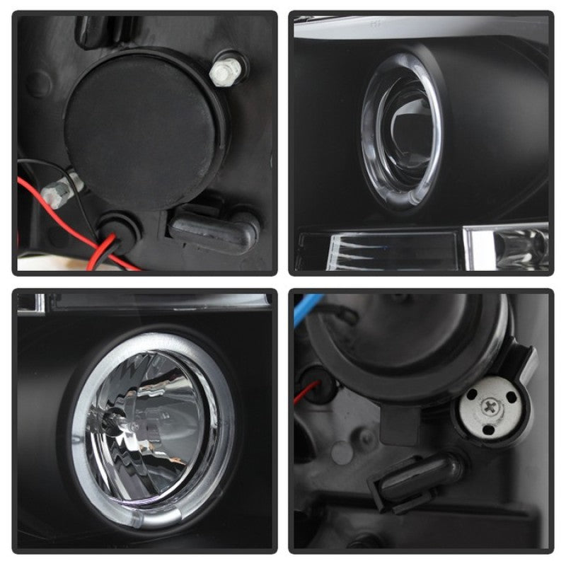 Spyder 5009494 fits Chevy 07-13 Silverado 1500 Projector Headlights LED Halo LE