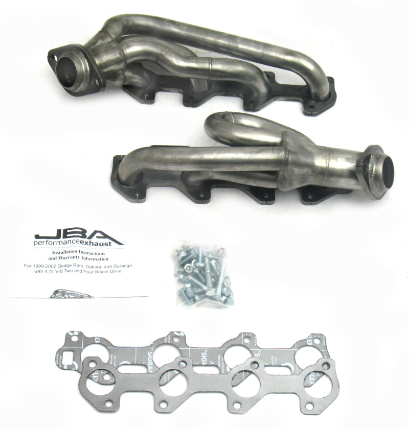 JBA 1949S-1 fits Dodge 02-03 RAM 4.7L PowerTech 1-1/2in Primary Raw 409SS Cat4Ward Header