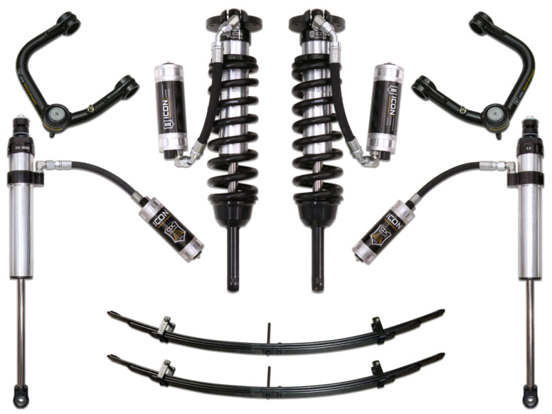 ICON K53006T fits Toyota 05-15 Tacoma 0-3.5in/2016+ fits Toyota 05-15 Tacoma 0-2.75in Stg 6 Suspension System w/Tubular Uca