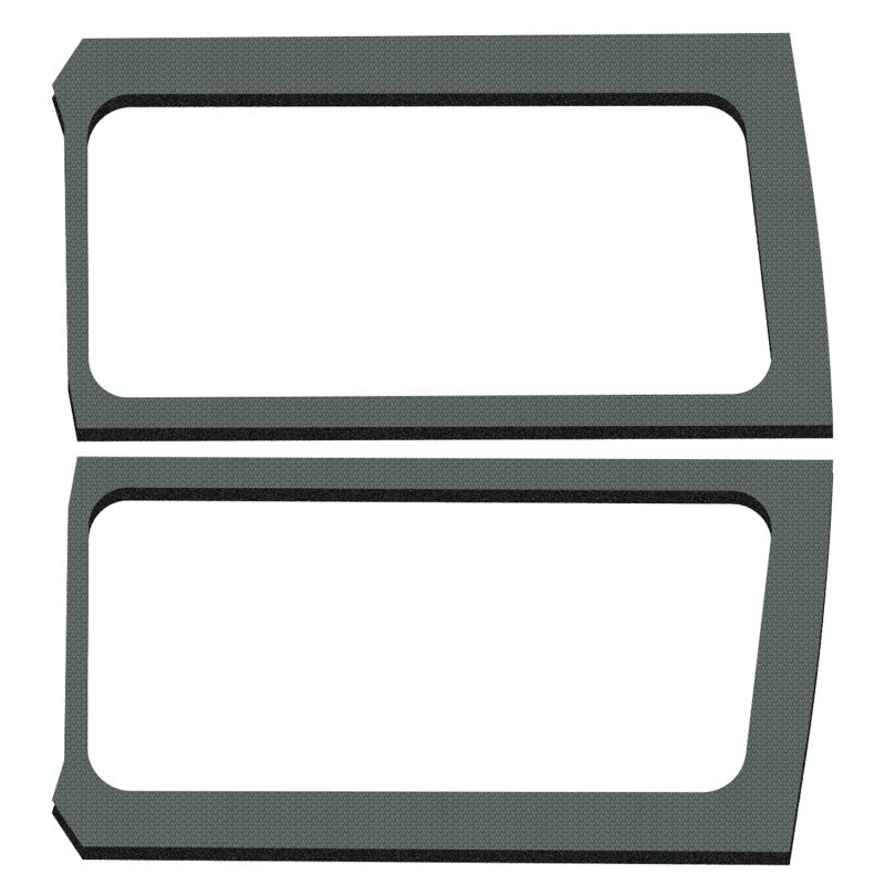 DEI 50269 fits Jeep 18-23 Wrangler JL 2-Door Boom Mat Rear Side Window Trim - 2