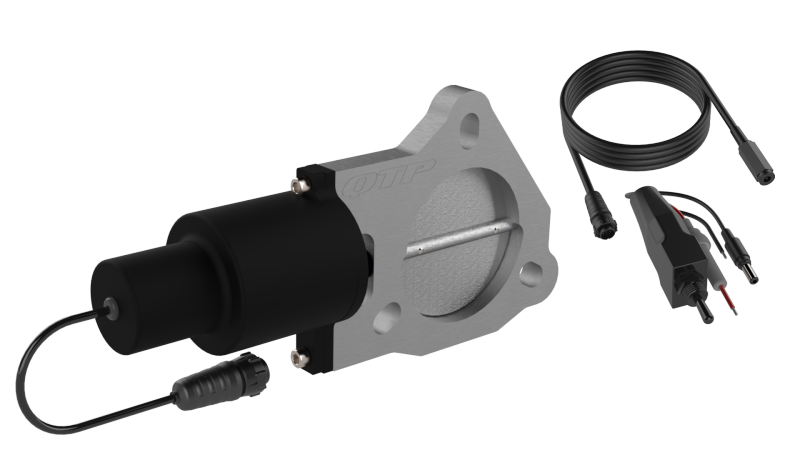 QTP QTEC30 3in Bolt-On QTEC Electric Cutout Valve - Single