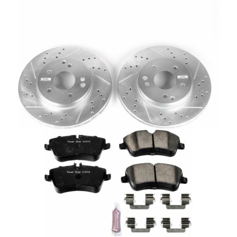 PowerStop fits Mercedes-Benz 02-05 C230 Front Z23 Evolution Sport Brake Kit