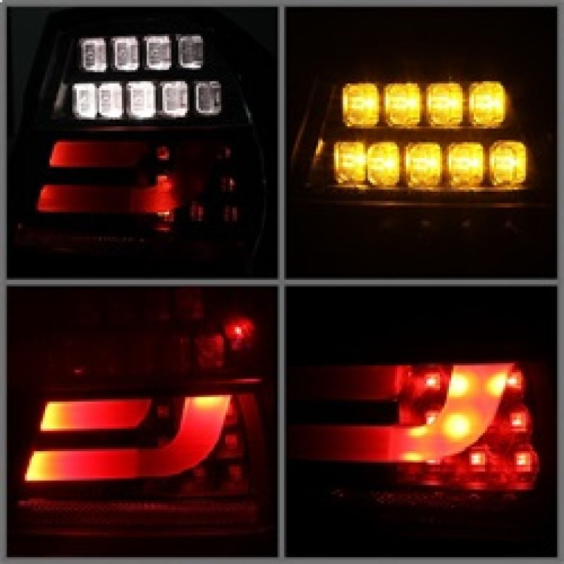 Spyder 5071958 fits BMW 06-08 E90 3-Series 4Dr LED Indicator LED Tail Lights Bl