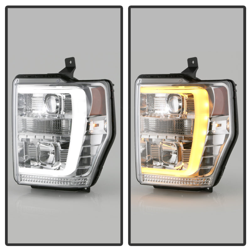 Spyder 5087744 fits Ford 08-10 F-250/350/450 V2 High-Power LED Headlights-Switc