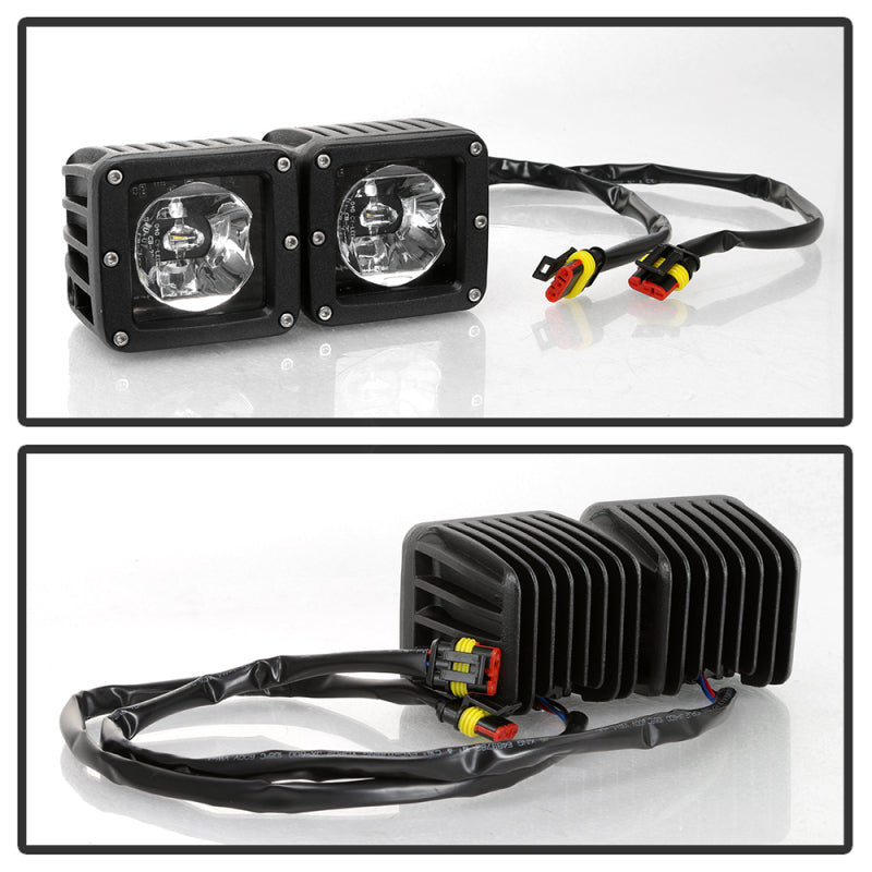 Spyder 9045424 fits Dodge 13-20 Ram 2018 1500 Only Full LED Fog Lights W/Bracke