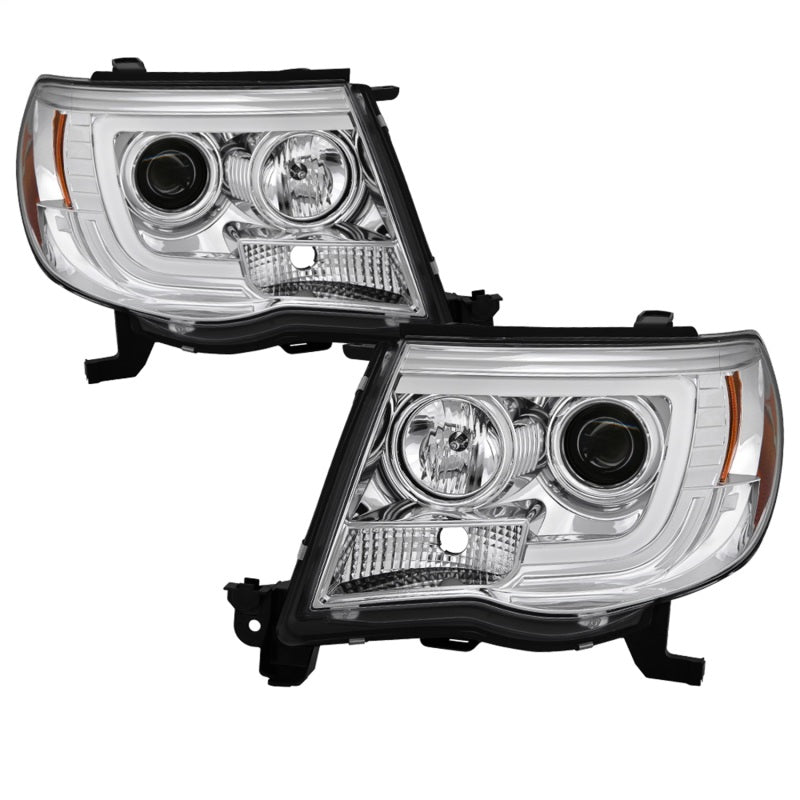 Spyder 5084668 fits Toyota 05-11 Tacoma Projector Headlights - Light Bar DRL -