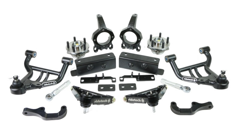 Ridetech 12122650 fits Ford 79-93 Mustang w/ Aftermarket K-Member Front SLA Suspension System