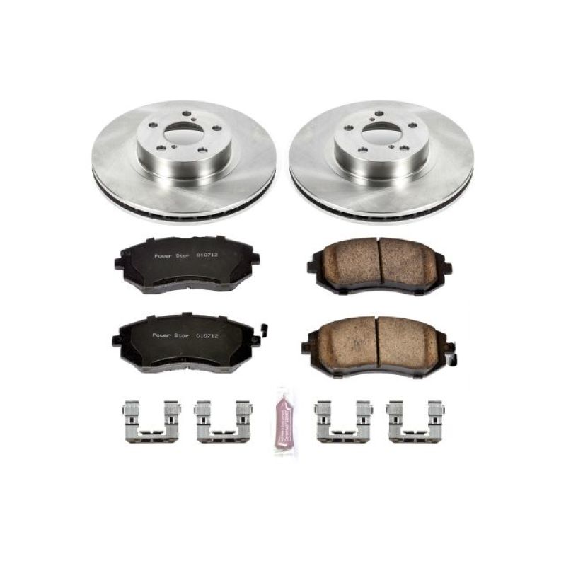 PowerStop KOE1124 fits Saab 05-06 9-2X Front Autospecialty Brake Kit