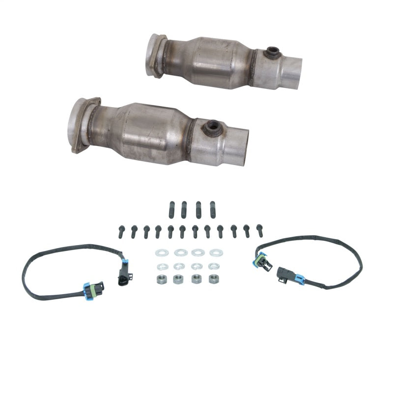 BBK 4021 Camaro LS3 L99 Long Tube Exhaust Headers With Converters - 1-3/4 Chrom