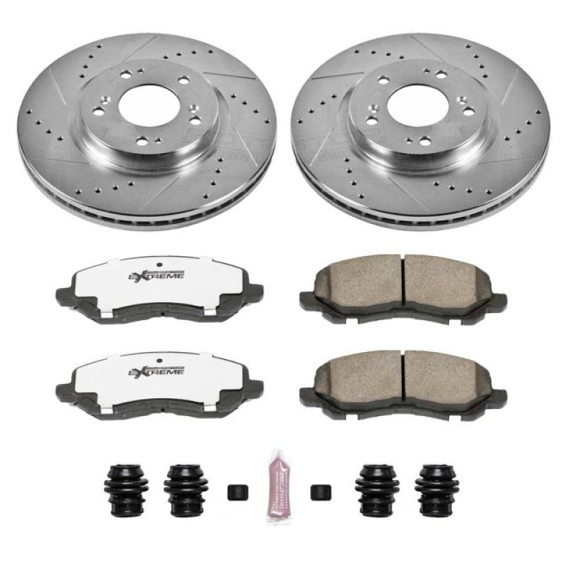 PowerStop K094 26 06 fits Mitsubishi Eclipse Front Z26 Street Warrior Brake Kit