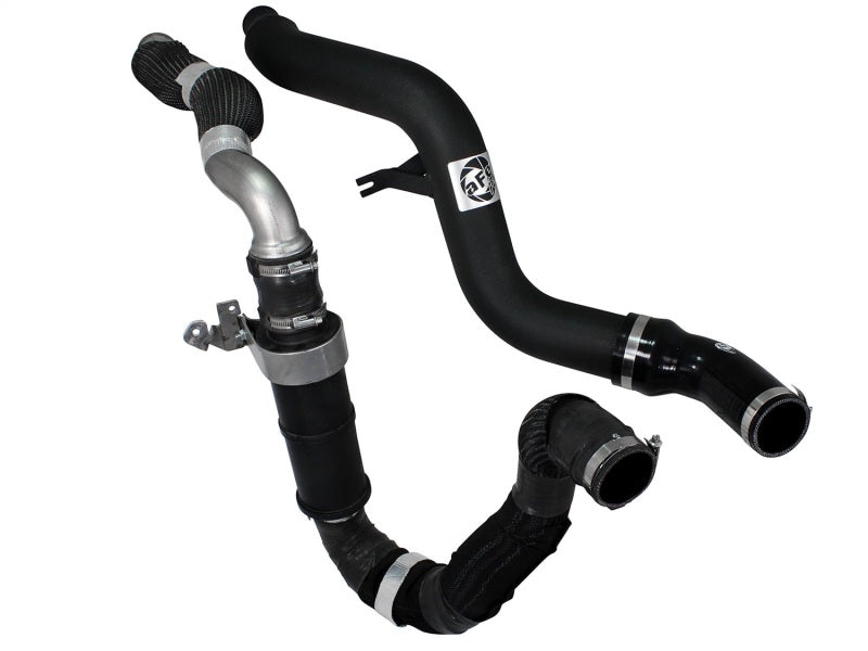 AFE 46-20178-B unner Intercoolers 3in Black Tube Hot Side w/ Couplings & Clamps