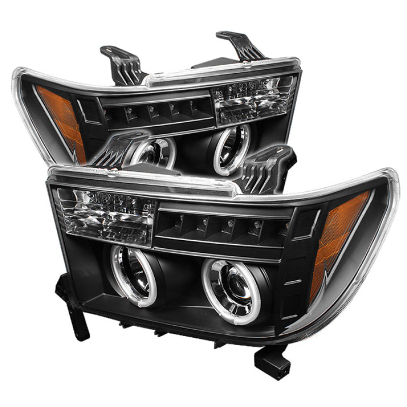 Spyder 5030306 fits Toyota 07-13 Tundra Projector Headlights CCFL Halo LED Blk