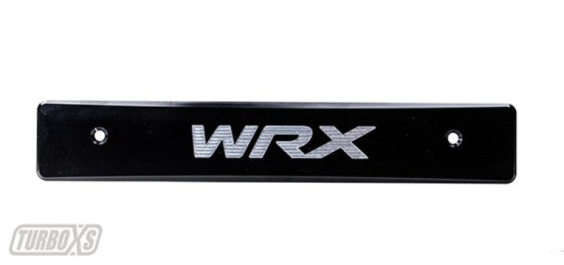 Turbo XS WS08-LPD-BLK-WRX 08-14 fits Subaru WRX/STi Billet Aluminum License Plat