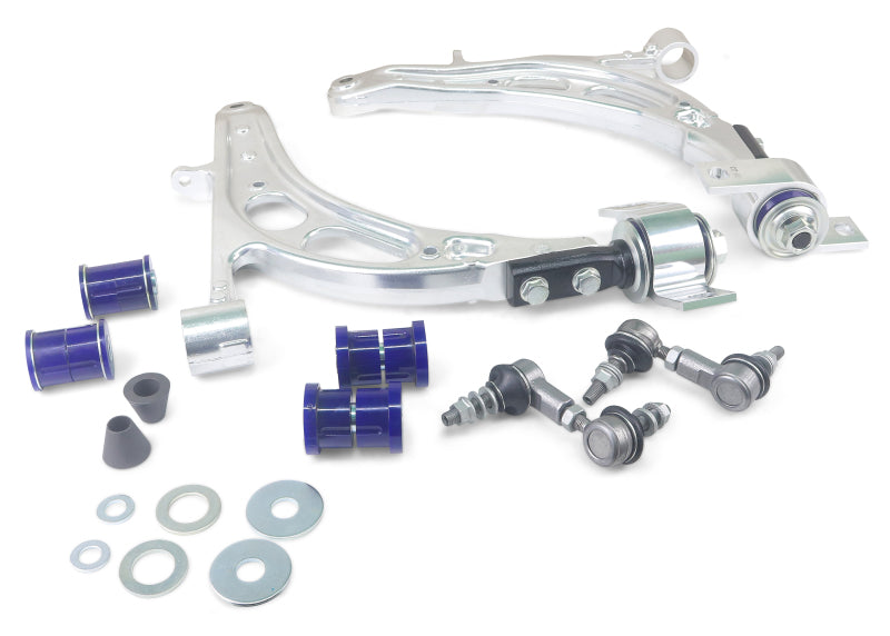 SuperPro ALOY0020K fits Subaru 02-05 Impreza WRX / 04-06 WRX STI Front Lower All
