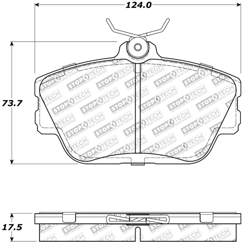 Stoptech 309.0598 Performance Brake Pads