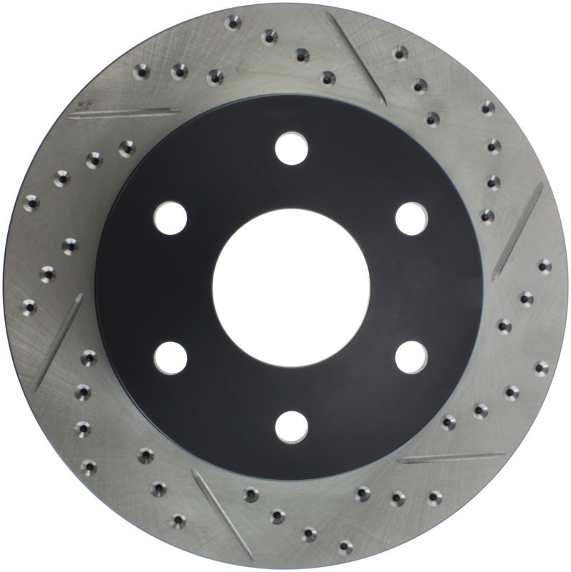 Stoptech 127.66040L 99-06 GMC Sierra (2dr) Front Left Slotted & Drilled Rotor