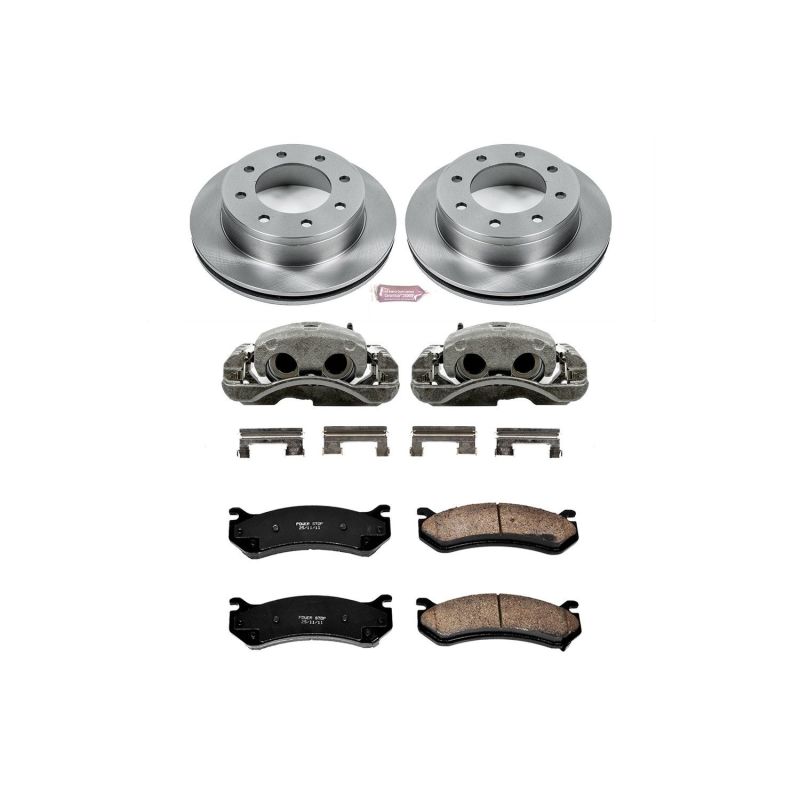 Power Stop KCOE2036A 03-09 Hummer H2 Rear Autospecialty Kit w/Cals
