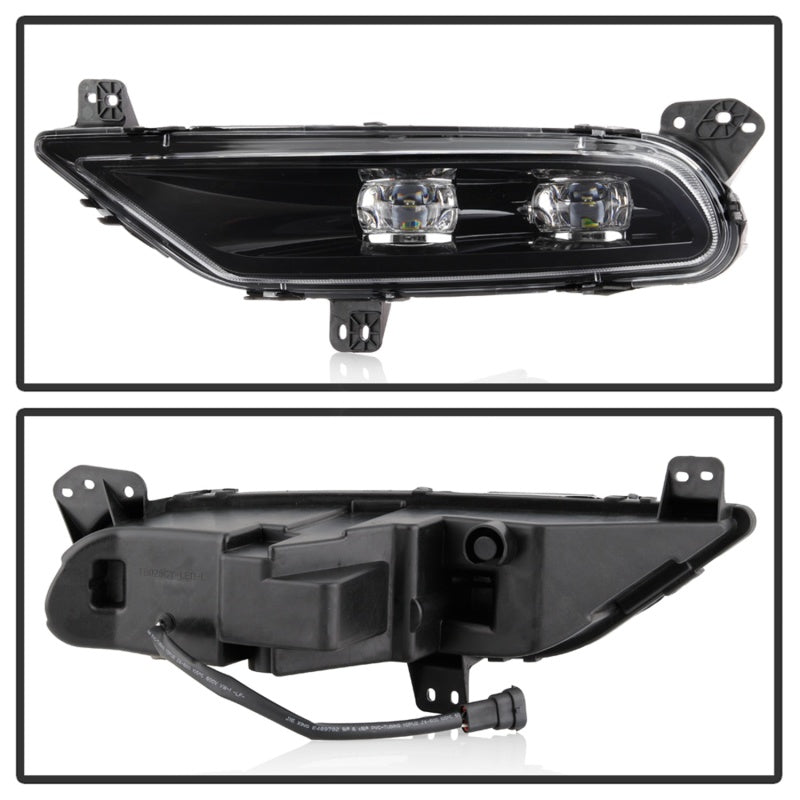 Spyder 5086952 fits Chrysler 15-19 300 OEM LED Fog Lights W/Switch- Clear FL-C3