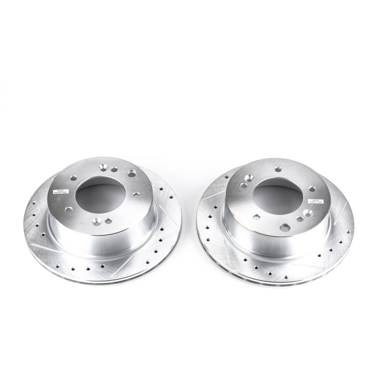 PowerStop fits Kia 03-06 Sorento Rear Evolution Drilled & Slotted Rotors - Pair