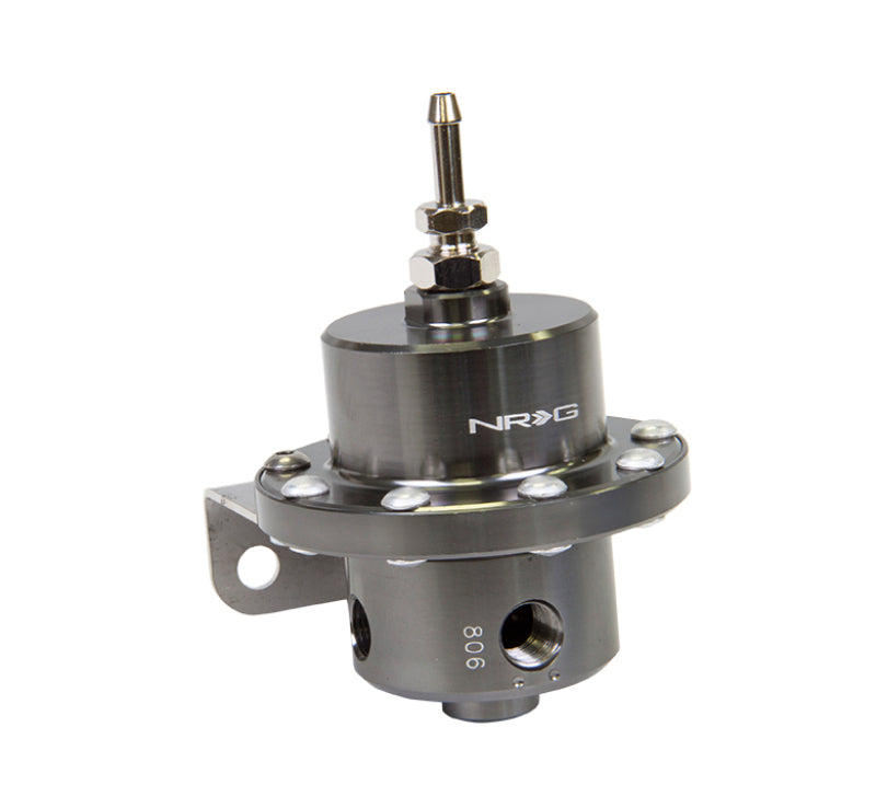 NRG FRG-200BC Double Diaphragm Fuel Regulator - Black Chrome