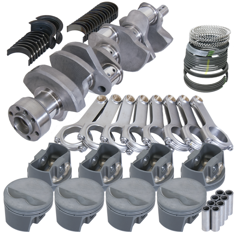 Eagle 12101040 fits Chevy LT1 350 1Pc 3.480in Crank 5.700in H-Beam -5cc Flat Top 4.040in Pistons Rotating Assembly