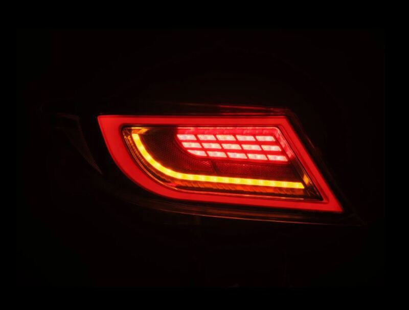 AlphaRex 675040 22-24 fits Toyota GR86 LUXX LED Taillights Alpha-Black