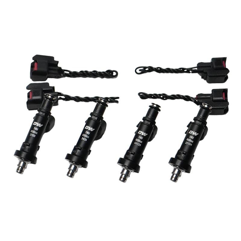 DeatschWerks 18U-04-0650-4 91-01 fits Acura Integra / 92-00 Honda Civic OBD I and II B/D/H Series 650cc Injectors