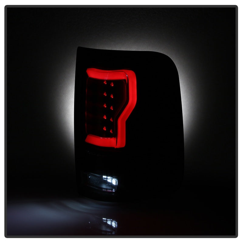 Spyder 5084187 fits Ford 04-08 F150 Styleside Tail Light V2 - LED - Black Smoke