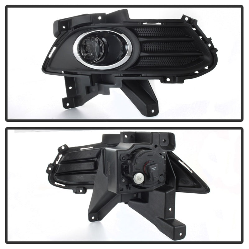 Spyder 5085009 fits Ford 13-16 Fusion OEM Fog Lights w/Switch & Cover - Clear (