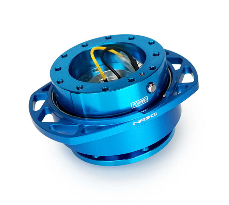 NRG SRK-257BL-BL Quick Release Kit Gen 257 - Blue Body / Blue Cutout Ring