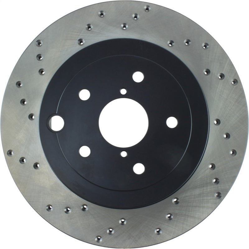 Stoptech 128.47030CR 08-17 Subaru WRX Cryo Drilled Sport Right Rear Rotor