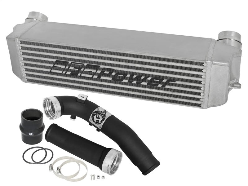 AFE 46-20222-B unner Intercooler w/ Black Tube 12-16 fits BMW 328i (F3X) 2.0L N
