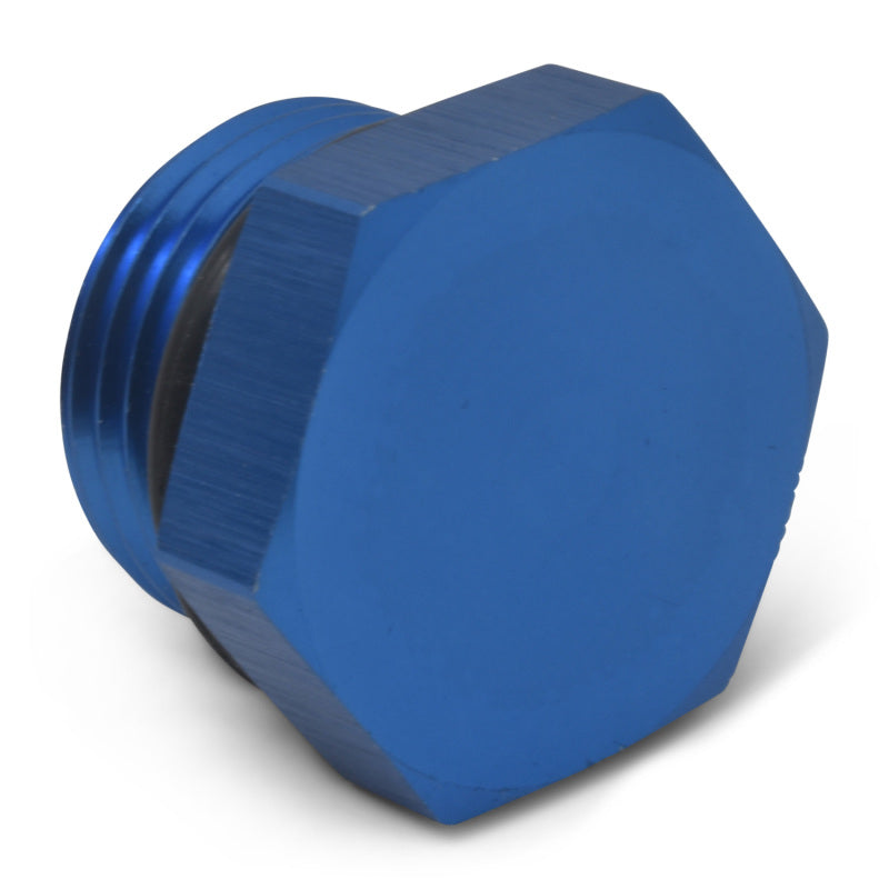 Russell 660260 Performance -4 AN Straight Thread Plug (Blue)