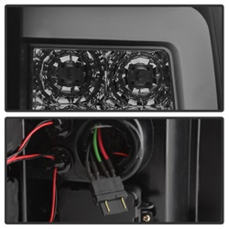 Spyder 5084095 fits Silverado (Will Not Work w/2010 921 Bulb)V3 Tail Lights Blk