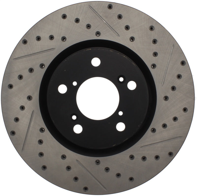 Stoptech 127.40071R 07-08 Acura MDX SportStop Slotted & Drilled Right Front Rotor