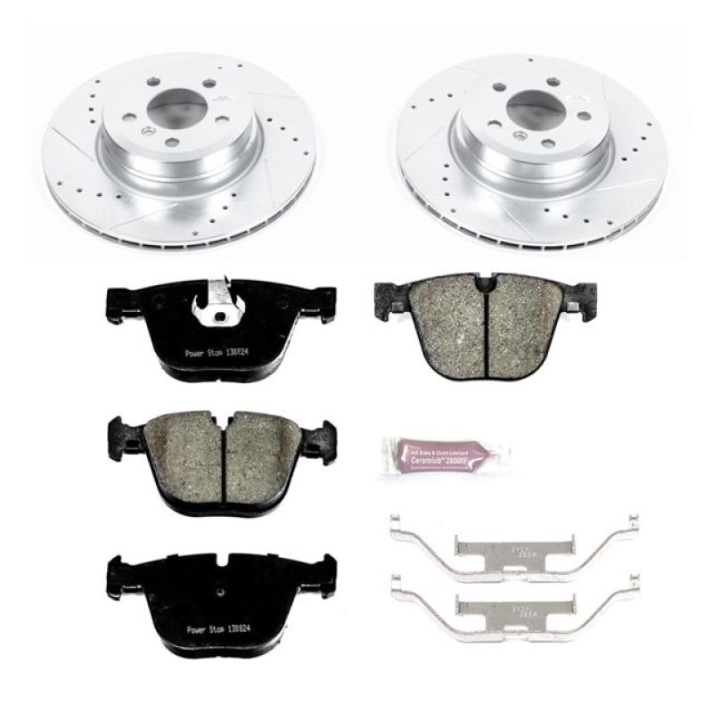 PowerStop K5985 fits BMW 07-15 X5 Rear Z23 Evolution Sport Brake Kit