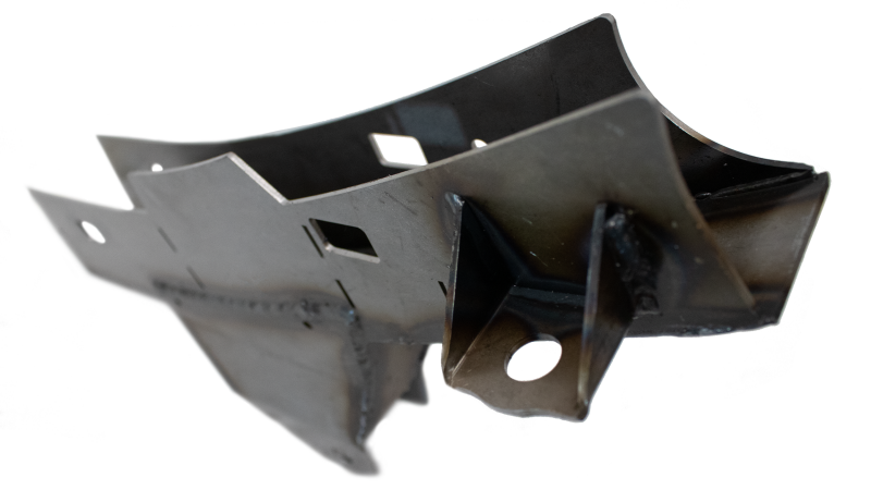 RustBuster RB8412R Rust Buster 1996-2002 fits Toyota 4Runner Mid-Rear Frame Repair Kit With C/A Mount - Right