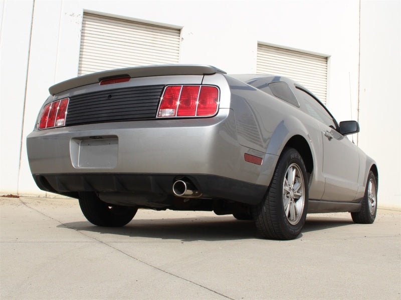 AFE 49-43048 ack Exhaust 2.5in 409SS w/Polished Tip 05-09 fits Ford Mustang V6